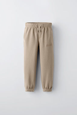 TROUSERS WITH EMBROIDERED SLOGAN - Zara фото 2