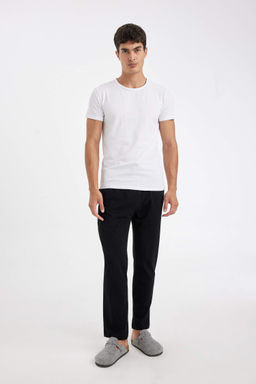 Regular Fit Beli Bagc?kl? Duz Paca Cepli Pijama Alt? - Defacto фото 2
