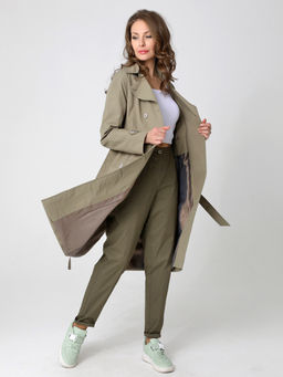 24134 Плащ оливковый