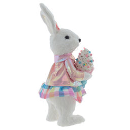 Фигурка декоративная "Зайка", L14 W15 H37 см