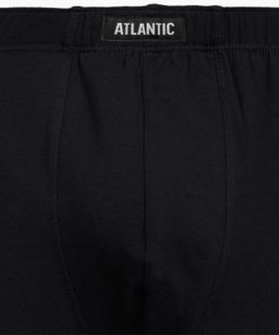 ATLANTIC 2MH-173 Трусы шорты Solid Long - набор 2 шт. черный + изумрудный  фото 4