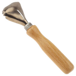 Рыбочистка металлическая 16см, д4,5см, с деревянной лакированной ручкой(Россия) - Домашняя мода фото 2