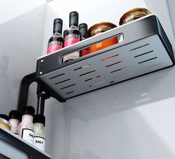 3-х уровневая настенная алюминиевая поворотная полка Storage Organizer