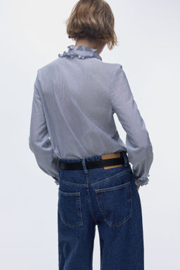 Blusa con ribetes de volante - H&m фото 6