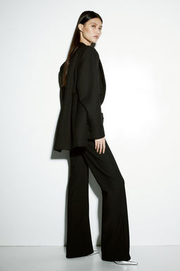 Pantalon de punto con raya
