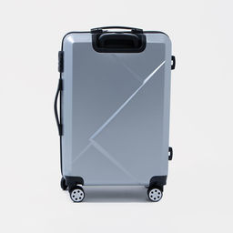 Чемодан средний 24, кодовый замок, цвет серебристый - Simaland фото 4