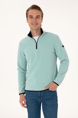 Erkek Mint Basic Sweatshirt Sepette S_rpriz _ndirim - U.s. polo assn фото 3