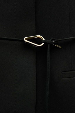 ZW COLLECTION WAISTCOAT WITH BELT AND VENTS - Zara фото 11