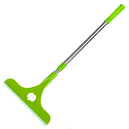 Склиз для окон "Яблочко" 24см длина 17,5см пластм., раздвижная ручка из нержавеющей стали 43-68см, цвета микс (Китай)