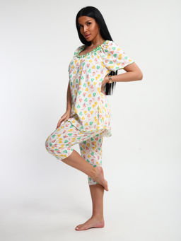 М43 Пижама Мальвина (груши на молочном)