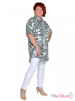 Рубашка Модель №1979 размеры 44-84 - Plusmoda фото 18