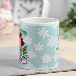 Кружка сублимация Настя девушка с цветами, 320 мл, с нанесением - Дарим Красиво фото 2