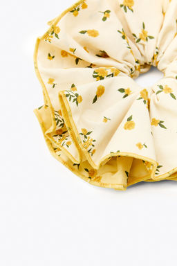 CONTRAST FLORAL MAXI SCRUNCHIE - Zara фото 11
