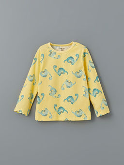 Bisiklet Yaka Erkek Bebek Pijama Tak?m? 2li