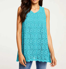 Топ, бирюзовый - Linea tesini фото 3