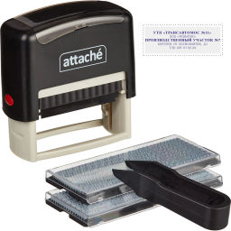 Штамп самонаборный Attache 1-5 стр. 58х22 8053 фото 2