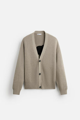 CONTRAST INTARSIA CARDIGAN - Zara фото 7