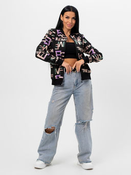 Бомбер женский на молнии - Милана фото 34