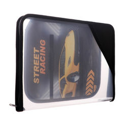 Папка для труда, А4, пластиковая, 23×32.5×2.5 см «Тачка»