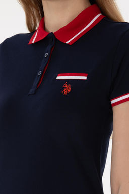 Kad_n Lacivert Ti__rt Sepette S_rpriz _ndirim - U.s. polo assn фото 7