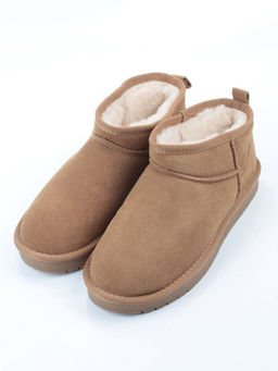 04-PF8300-2 LT. BROWN Угги женские (натуральная замша, 100% шерсть)