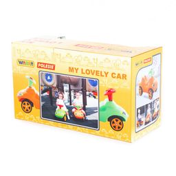 Каталка Мой любимый автомобиль со звуковым сигналом (зелёная) (в коробке) - Полесье фото 6