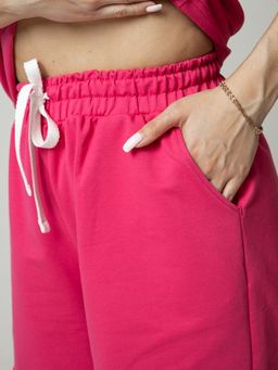 Костюм женский К-205 (футер с лайкрой) Фуксия