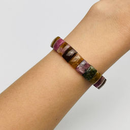 Браслет из Турмалина микс 17 см