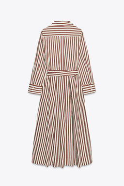 STRIPED SHIRT DRESS ZW COLLECTION - Zara фото 7