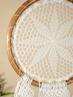 Ловец снов «Белый цветочек», 32×100 см