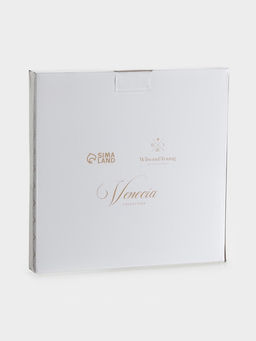 Тарелки WY Venecia, набор 2 шт., d=21.3 см, фарфор, белые