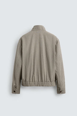 CHECK TEXTURED JACKET - Zara фото 9