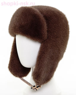 Дина экомех норка Ушанка флис (56-58)
