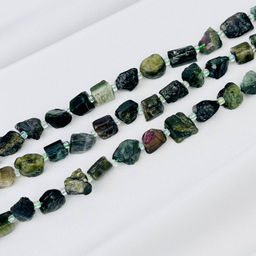 Бусины для украшений из необработанного Турмалина