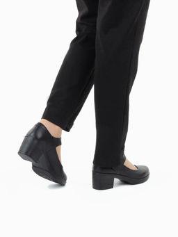 06-DHL104-D1 BLACK Туфли женские (натуральная кожа)