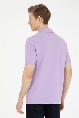 Мужская сиреневая базовая футболка - U.s. polo assn фото 5