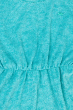 U. S. Polo Assn Мятное трикотажное платье для девочки - U.s. polo assn фото 3