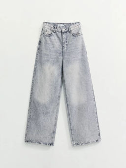 Джинсы wide leg с высокой посадкой / Zarina