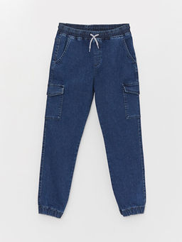 Beli Lastikli Erkek ?ocuk Jogger Jean Pantolon