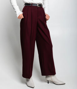 Брюки #КТ25993, тёмно-бордовый