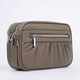 Сумка кросс-боди на молнии, цвет зелёный - Simaland фото 3