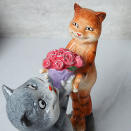 Фигурка Кошки Признание в любви 16х14 см / YX01005 /уп 16/ - Галеонтрейд фото 4