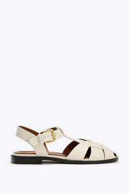 FLAT CAGE SANDALS - Zara фото 2