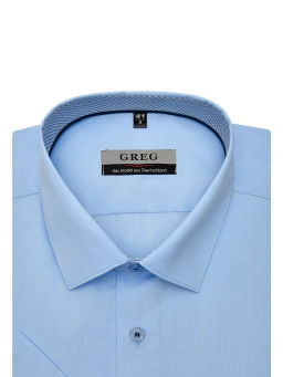 Сорочка мужская короткий рукав GREG 220/209/4030/Z/1p  фото 3