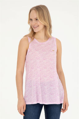 Женская фиолетовая футболка - U.s. polo assn фото 3