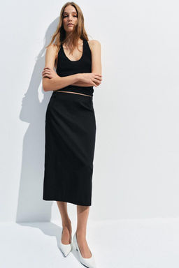 ZW COLLECTION VENTED MIDI SKIRT