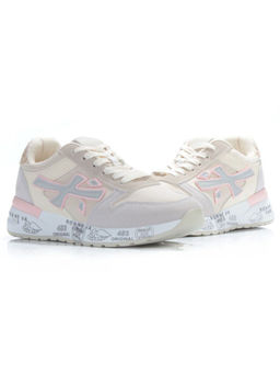 05-6026-203 BEIGE/GRAY Кроссовки женские (искусственные материалы) - No name фото 12