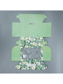 Цена за 5 шт. Коробка для капкейков, кондитерская упаковка двухсторонняя, 6 ячеек «Счастливых моментов», 25 х 17 х 10 см