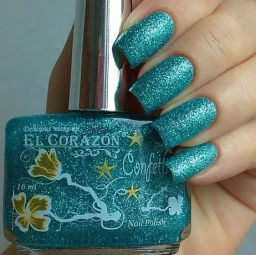 El Corazon Лак Confetti 503a светло-голубой