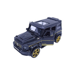 Металл. модель 16см "Mercedes Brabus AMG-700 с эмбл." откр. 4 двери, капот и багажник (HN3201) сигнализация, свет, звук, инерц.; в коробке